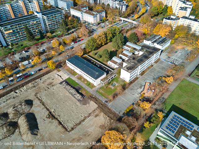 25.10.2020 - Baustelle zur neuen Grundschule am Karl-Marx-Ring