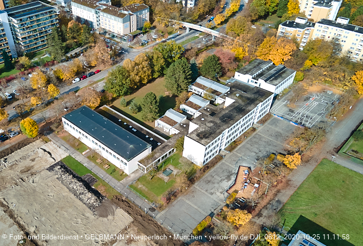 25.10.2020 - Baustelle zur neuen Grundschule am Karl-Marx-Ring