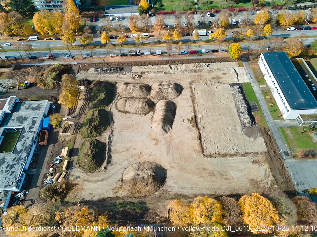 25.10.2020 - Baustelle zur neuen Grundschule am Karl-Marx-Ring