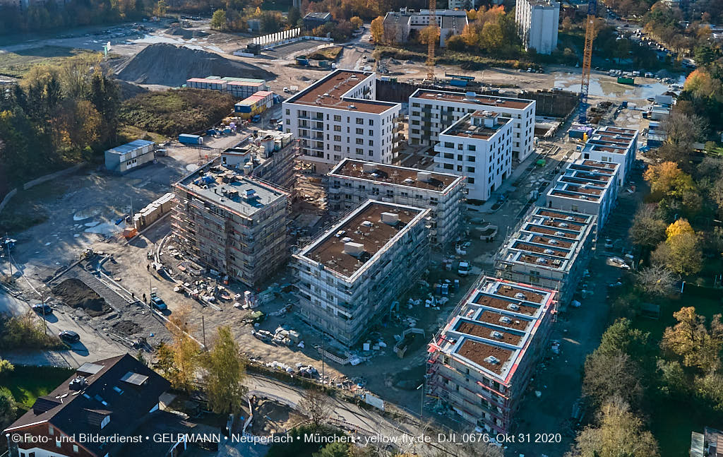 31.10.2020 - Alexisquartier von Oben in Neuperlach