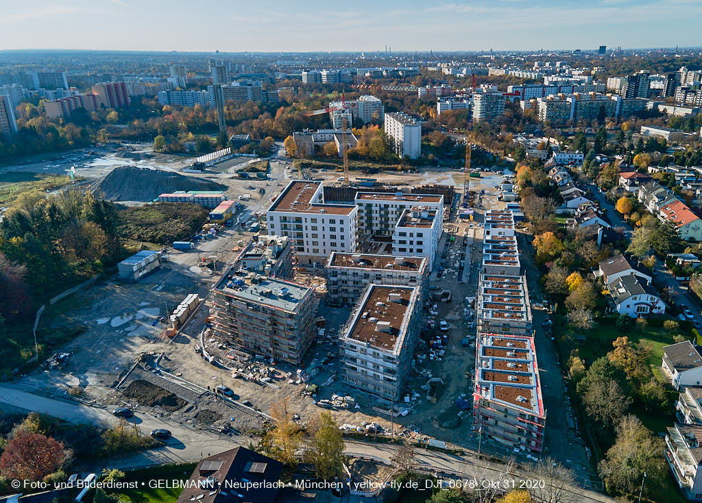 31.10.2020 - Alexisquartier von Oben in Neuperlach
