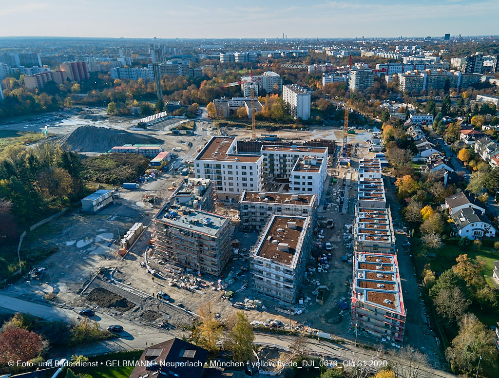 31.10.2020 - Alexisquartier von Oben in Neuperlach