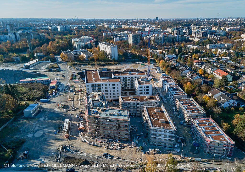 31.10.2020 - Alexisquartier von Oben in Neuperlach