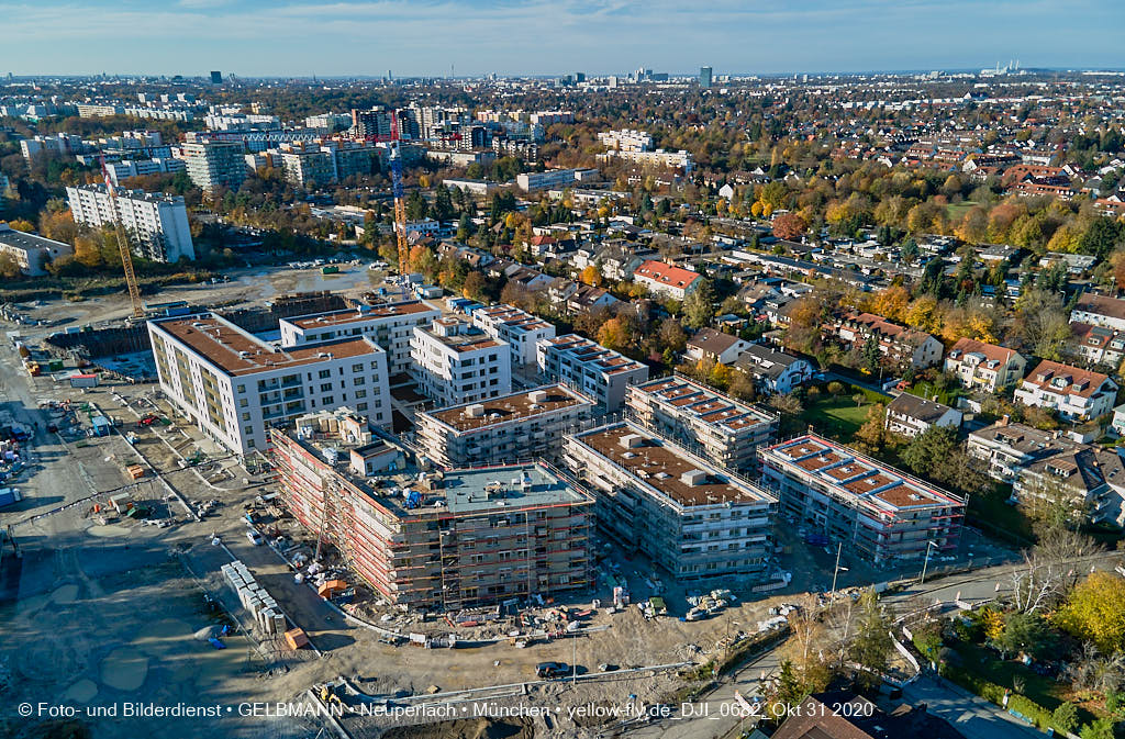 31.10.2020 - Alexisquartier von Oben in Neuperlach