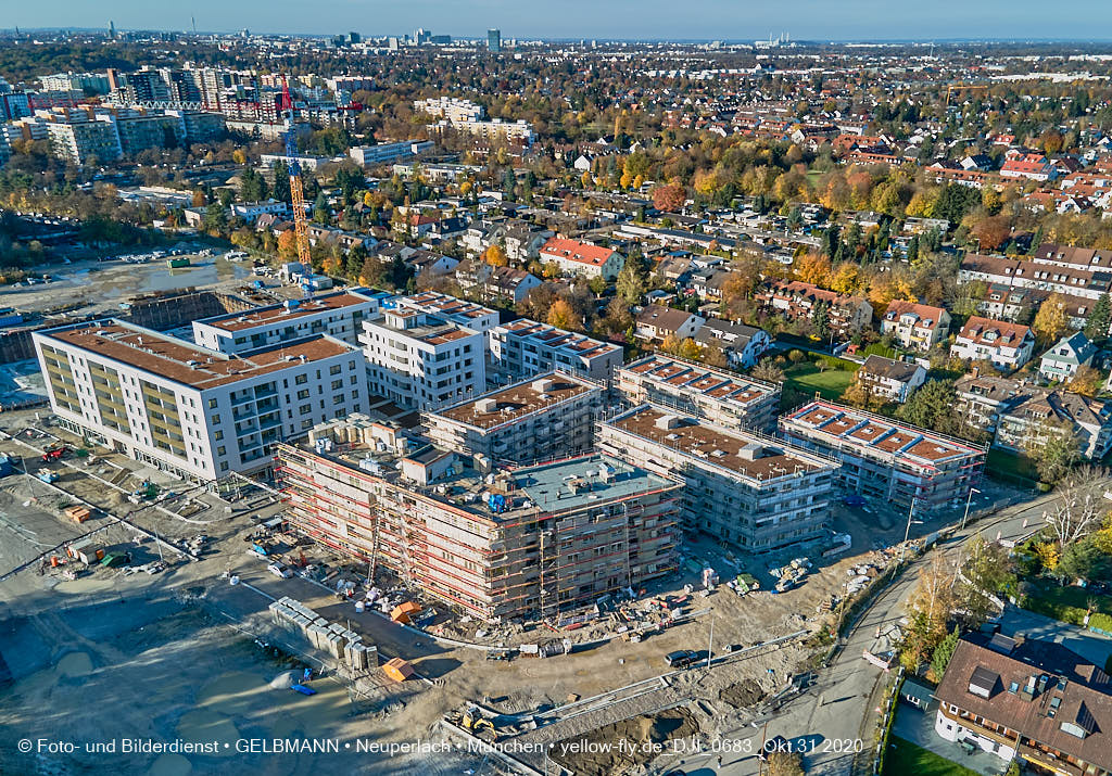 31.10.2020 - Alexisquartier von Oben in Neuperlach