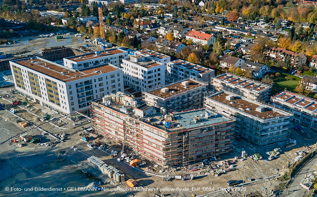 31.10.2020 - Alexisquartier von Oben in Neuperlach