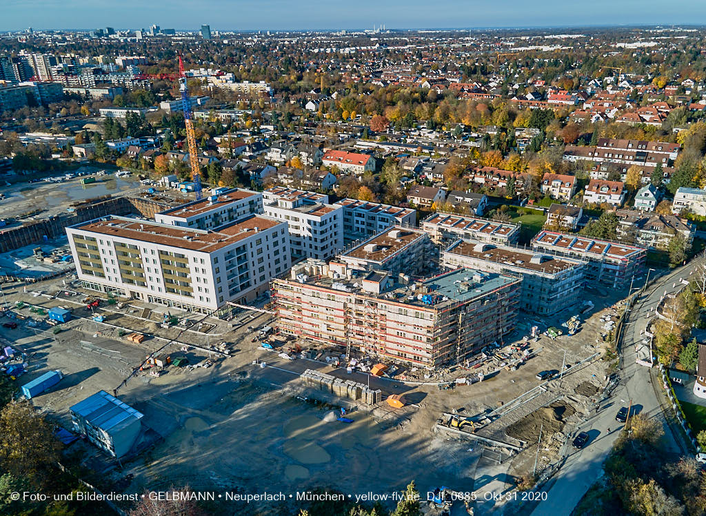 31.10.2020 - Alexisquartier von Oben in Neuperlach