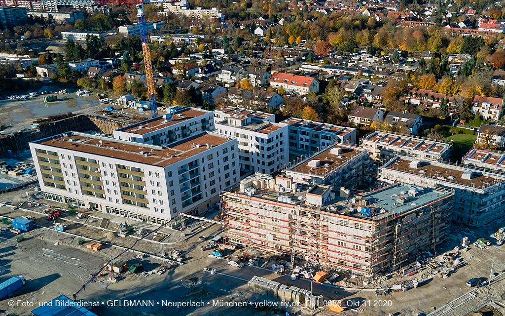 31.10.2020 - Alexisquartier von Oben in Neuperlach