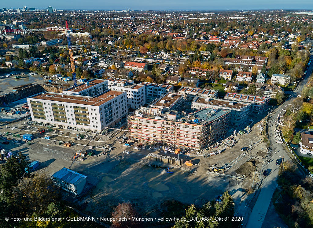 31.10.2020 - Alexisquartier von Oben in Neuperlach
