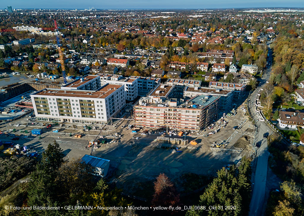 31.10.2020 - Alexisquartier von Oben in Neuperlach