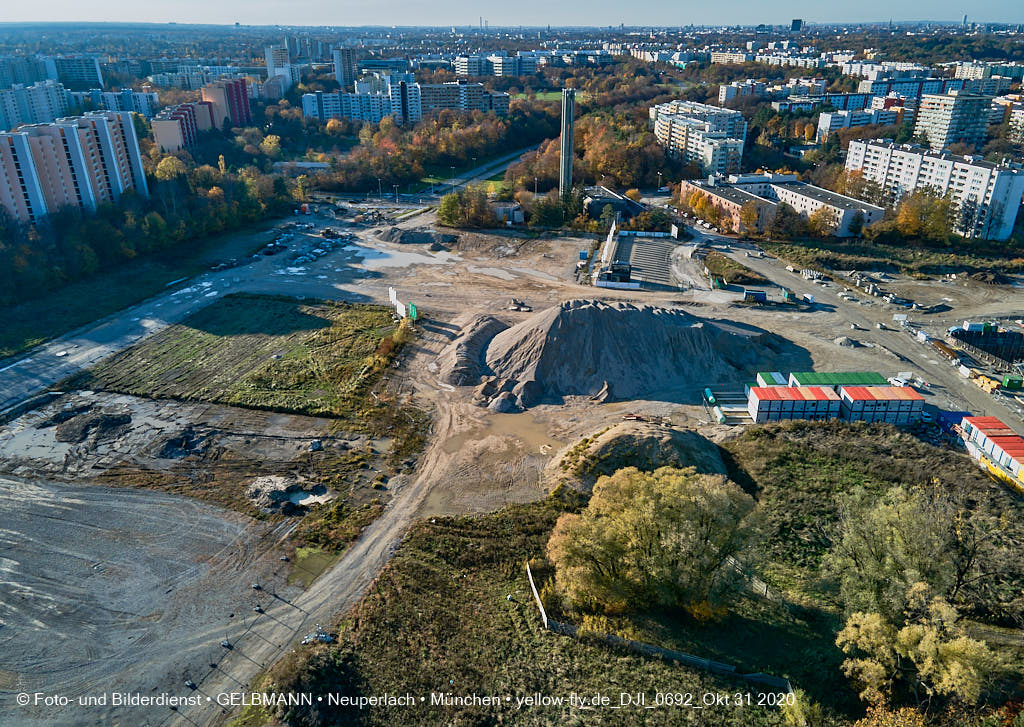 31.10.2020 - Alexisquartier von Oben in Neuperlach