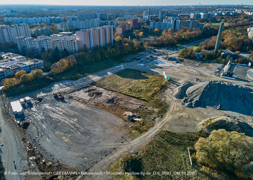 31.10.2020 - Alexisquartier von Oben in Neuperlach