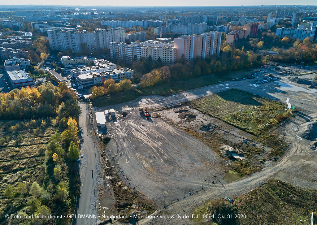 31.10.2020 - Alexisquartier von Oben in Neuperlach