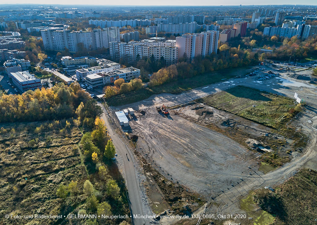 31.10.2020 - Alexisquartier von Oben in Neuperlach