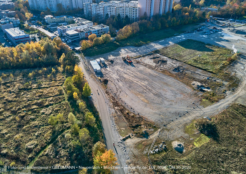 31.10.2020 - Alexisquartier von Oben in Neuperlach