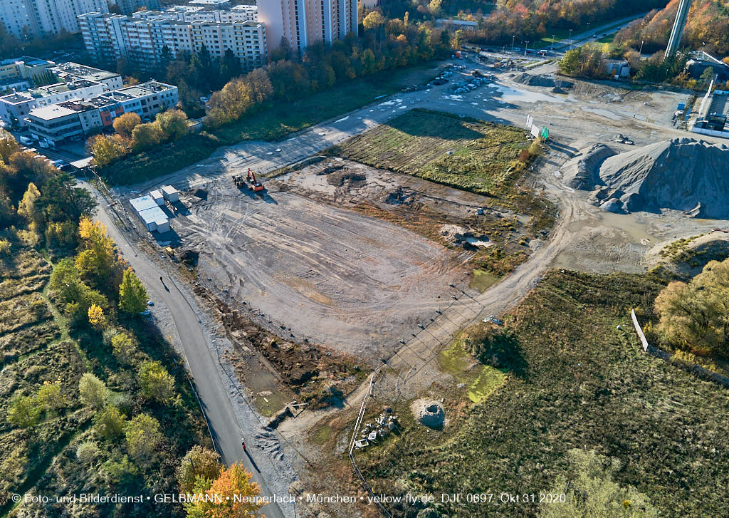 31.10.2020 - Alexisquartier von Oben in Neuperlach