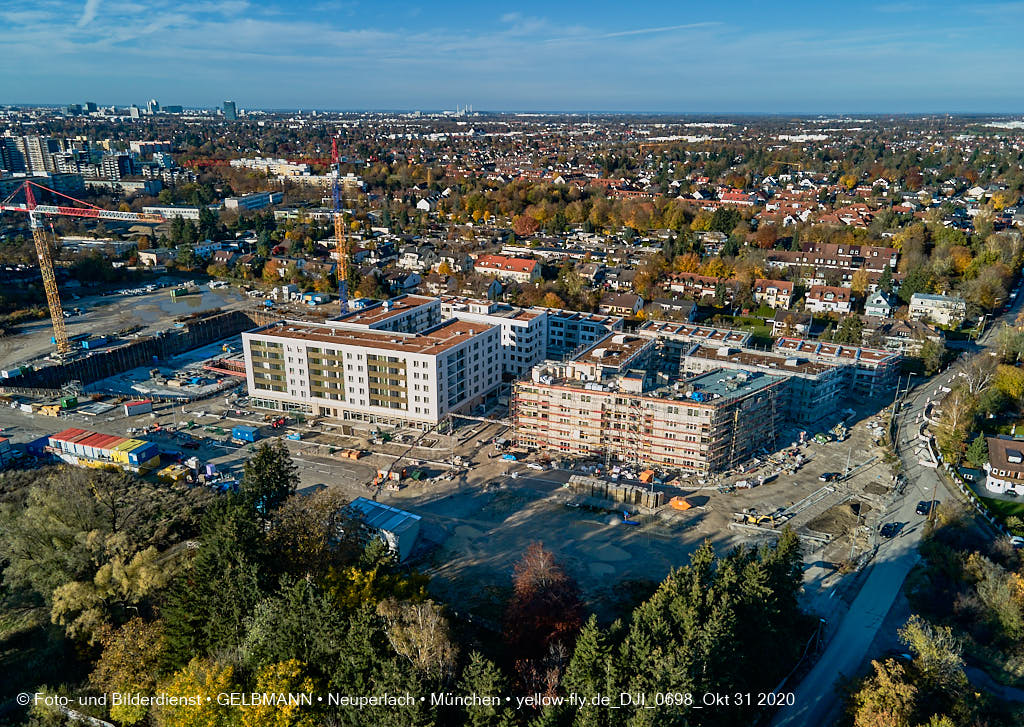 31.10.2020 - Alexisquartier von Oben in Neuperlach