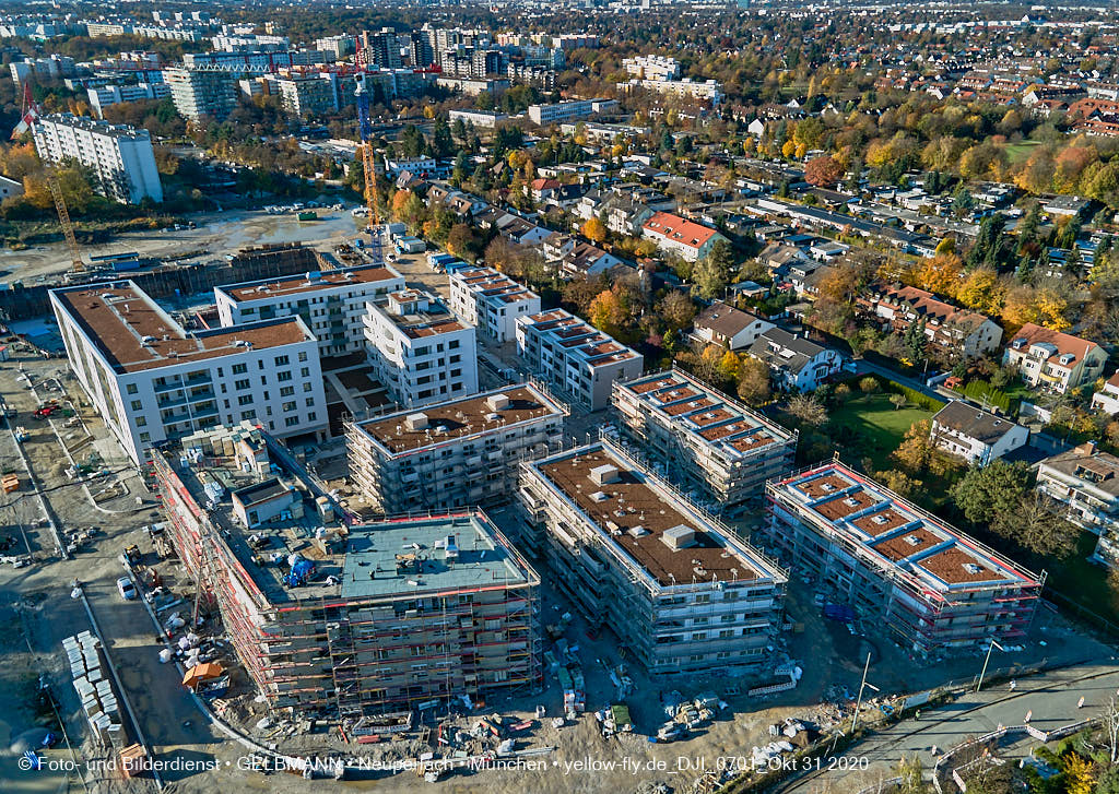 31.10.2020 - Alexisquartier von Oben in Neuperlach