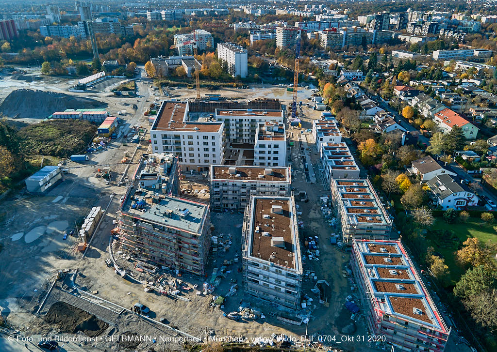 31.10.2020 - Alexisquartier von Oben in Neuperlach