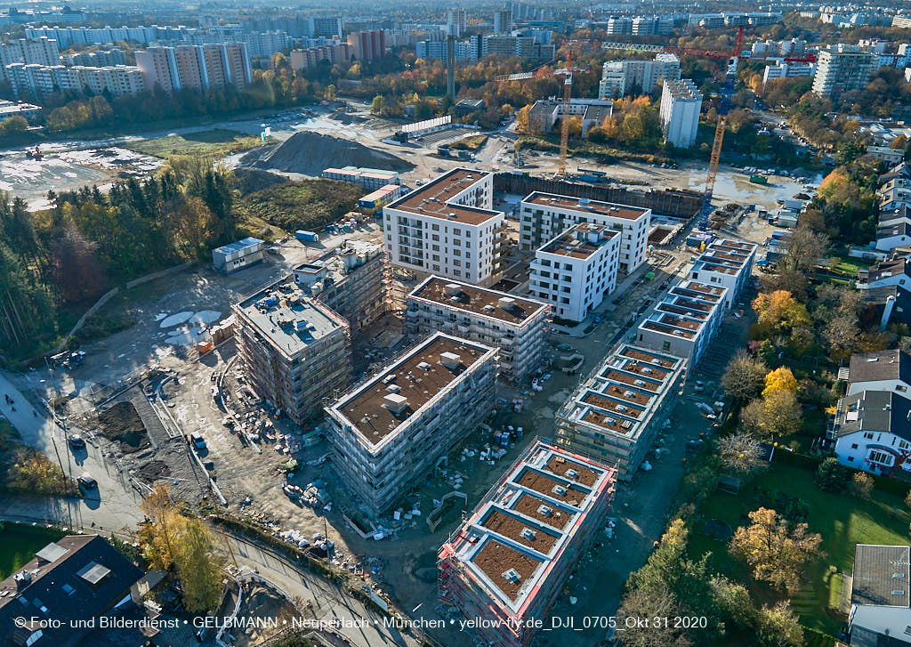31.10.2020 - Alexisquartier von Oben in Neuperlach