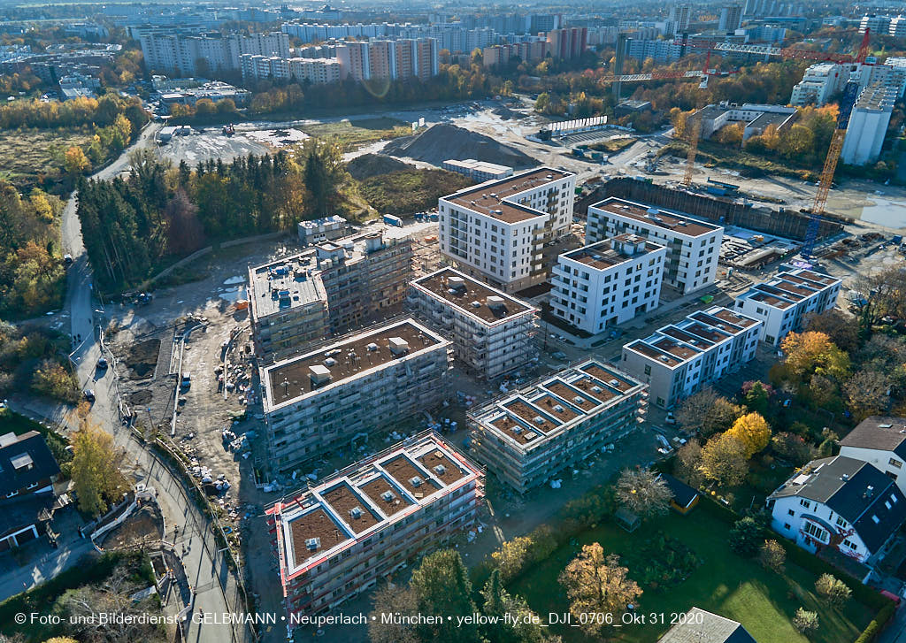 31.10.2020 - Alexisquartier von Oben in Neuperlach