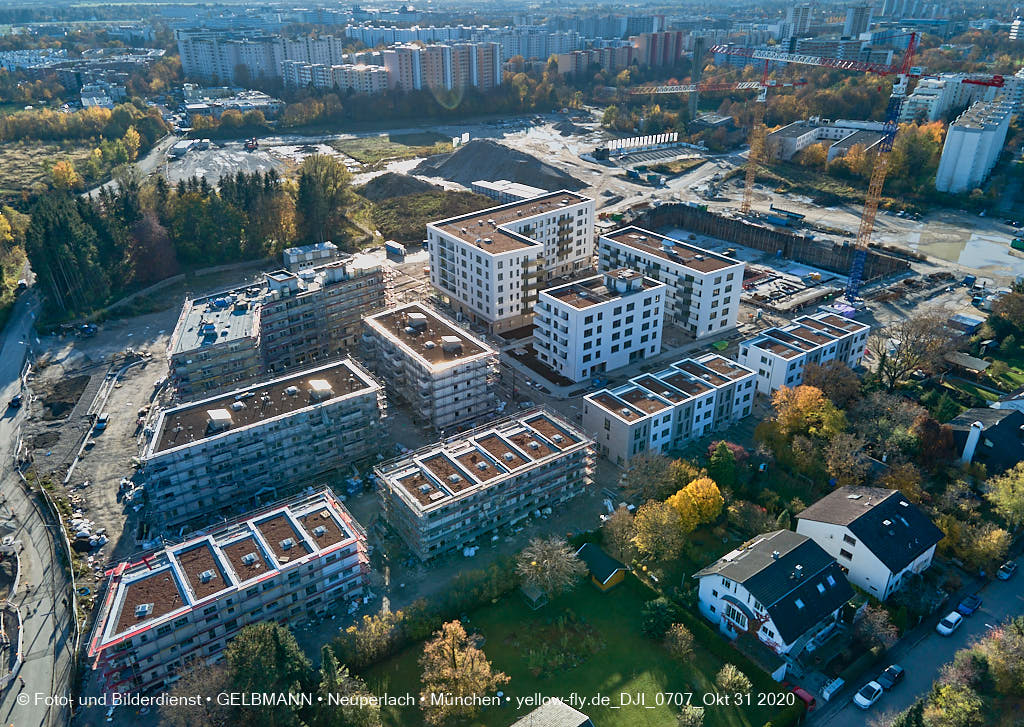 31.10.2020 - Alexisquartier von Oben in Neuperlach
