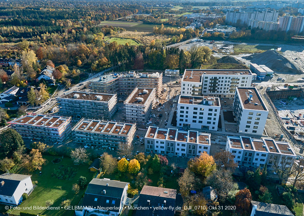 31.10.2020 - Alexisquartier von Oben in Neuperlach