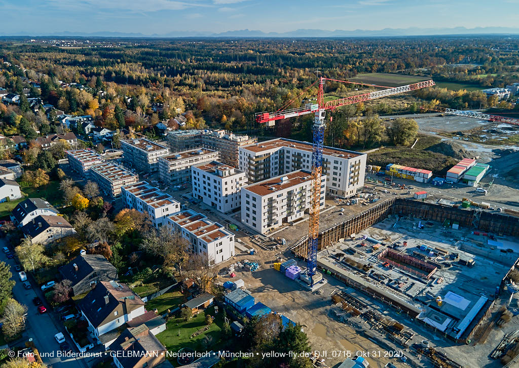 31.10.2020 - Alexisquartier von Oben in Neuperlach