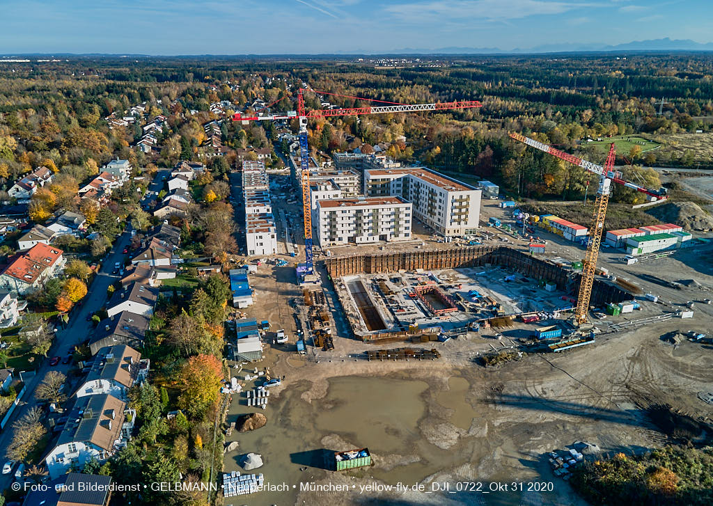 31.10.2020 - Alexisquartier von Oben in Neuperlach