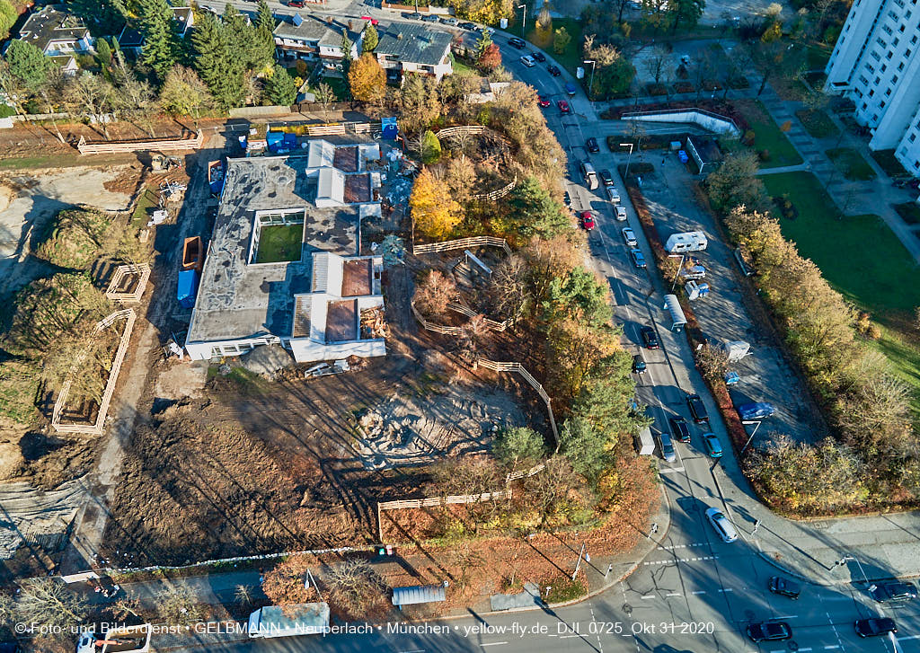 31.10.2020 - Alexisquartier von Oben in Neuperlach