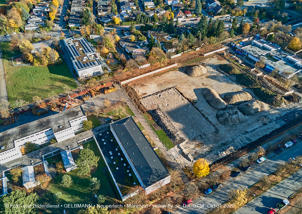 31.10.2020 - Alexisquartier von Oben in Neuperlach