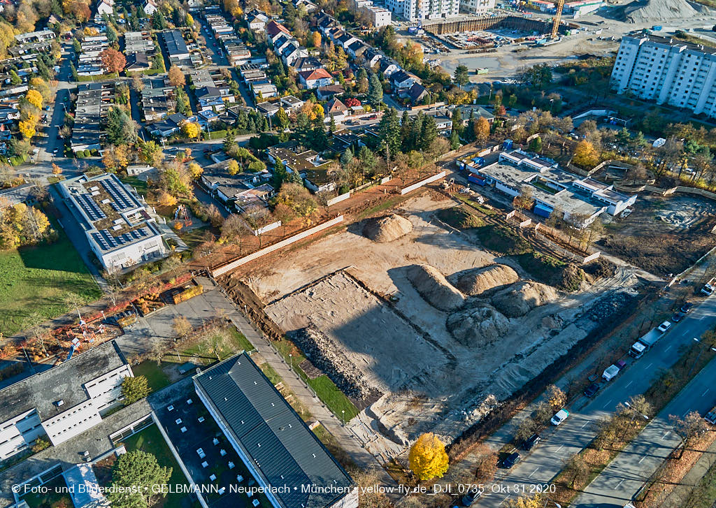 31.10.2020 - Alexisquartier von Oben in Neuperlach