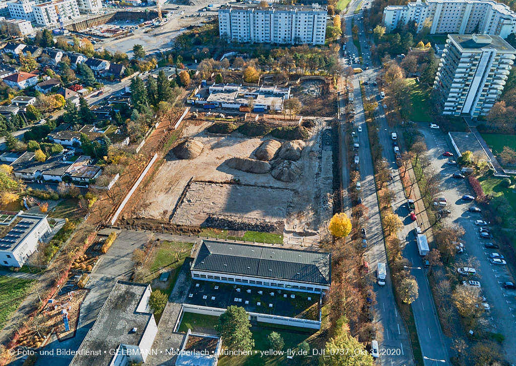 31.10.2020 - Alexisquartier von Oben in Neuperlach