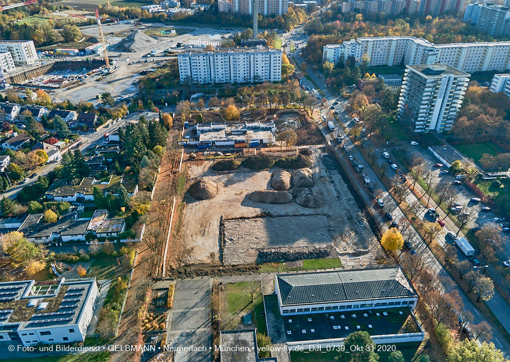 31.10.2020 - Alexisquartier von Oben in Neuperlach