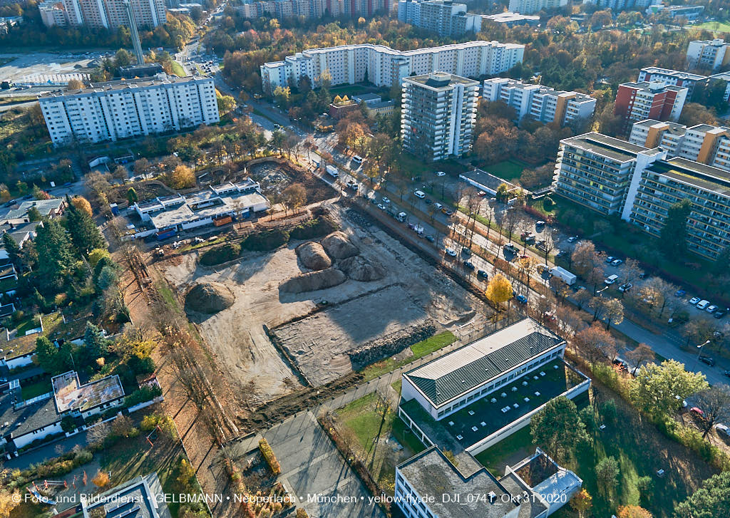 31.10.2020 - Alexisquartier von Oben in Neuperlach
