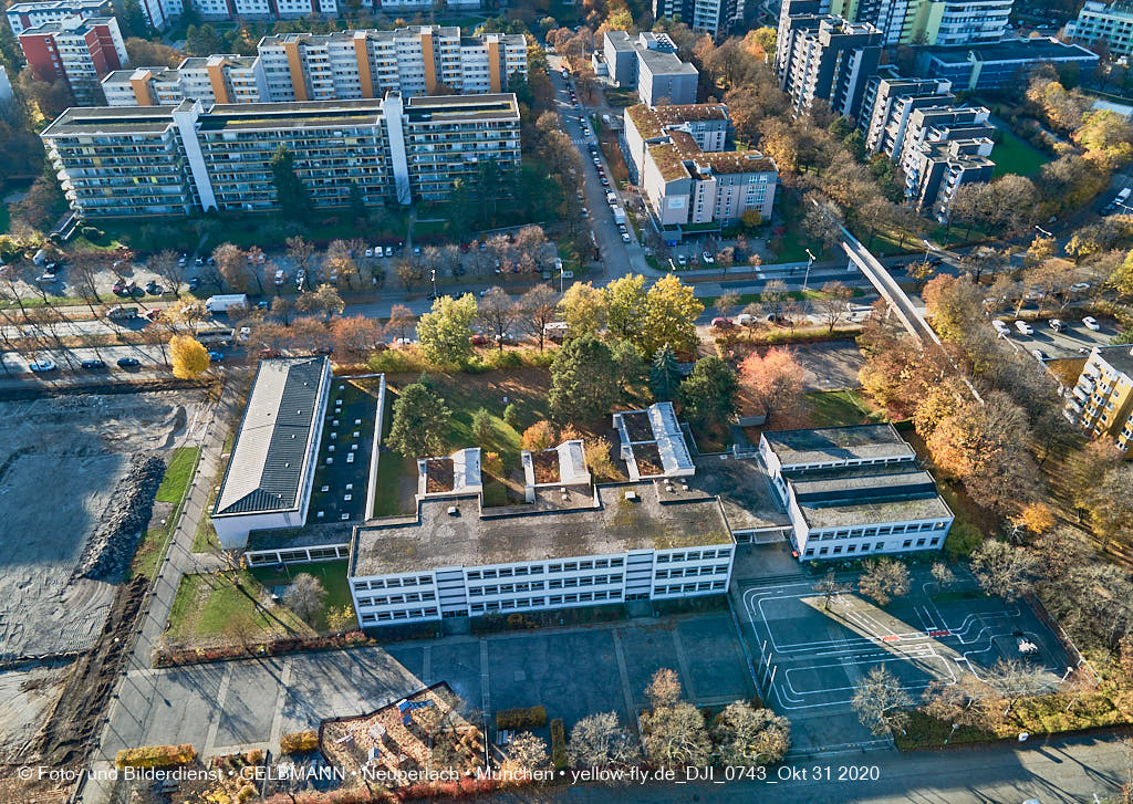 31.10.2020 - Alexisquartier von Oben in Neuperlach