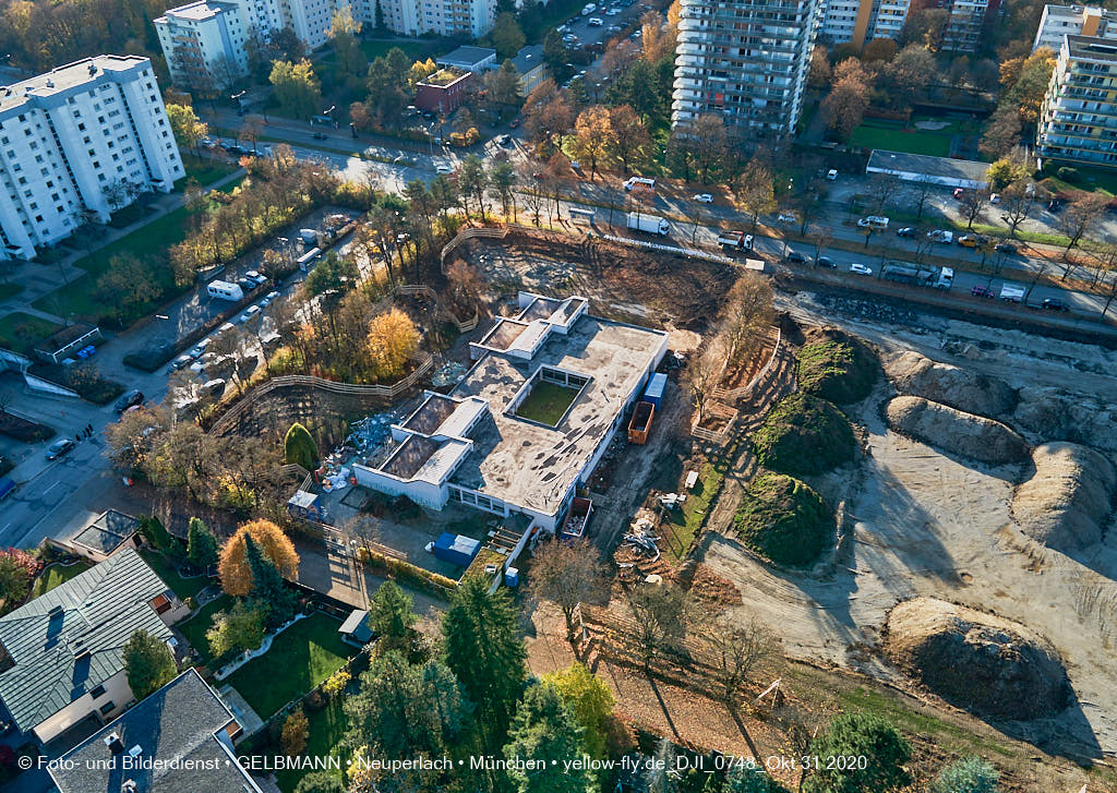 31.10.2020 - Alexisquartier von Oben in Neuperlach