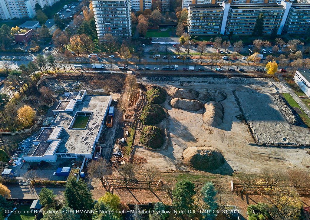 31.10.2020 - Alexisquartier von Oben in Neuperlach