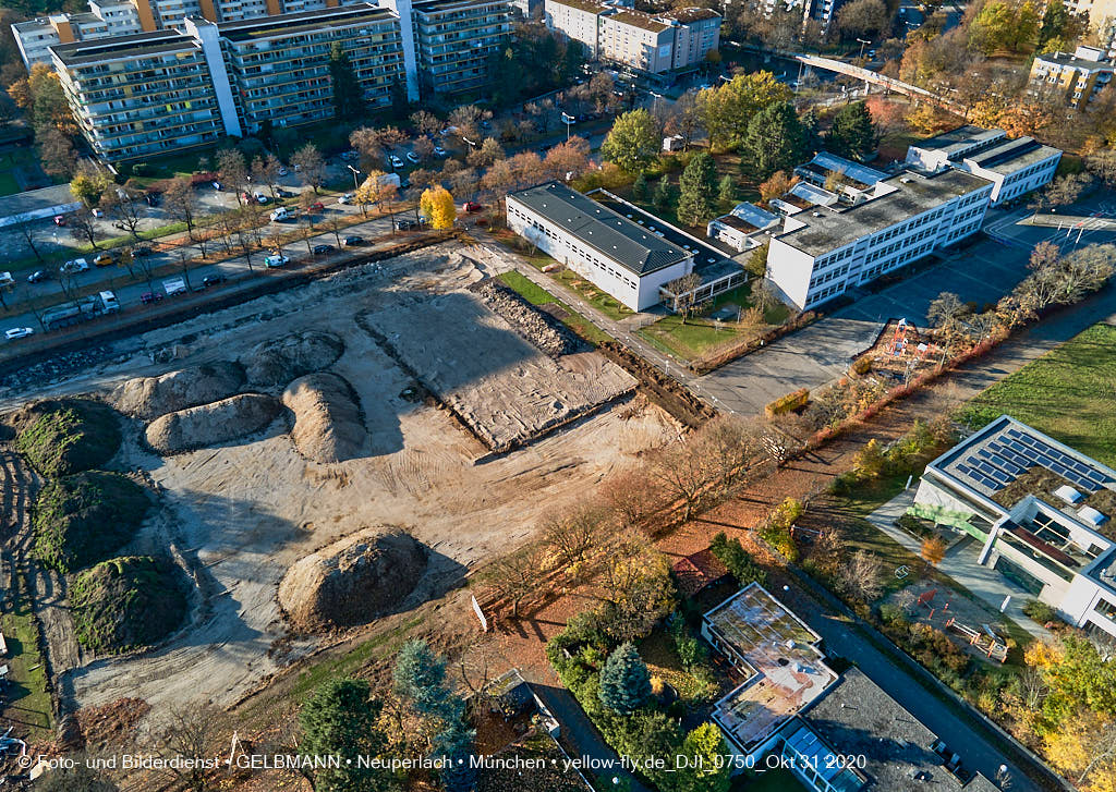 31.10.2020 - Alexisquartier von Oben in Neuperlach
