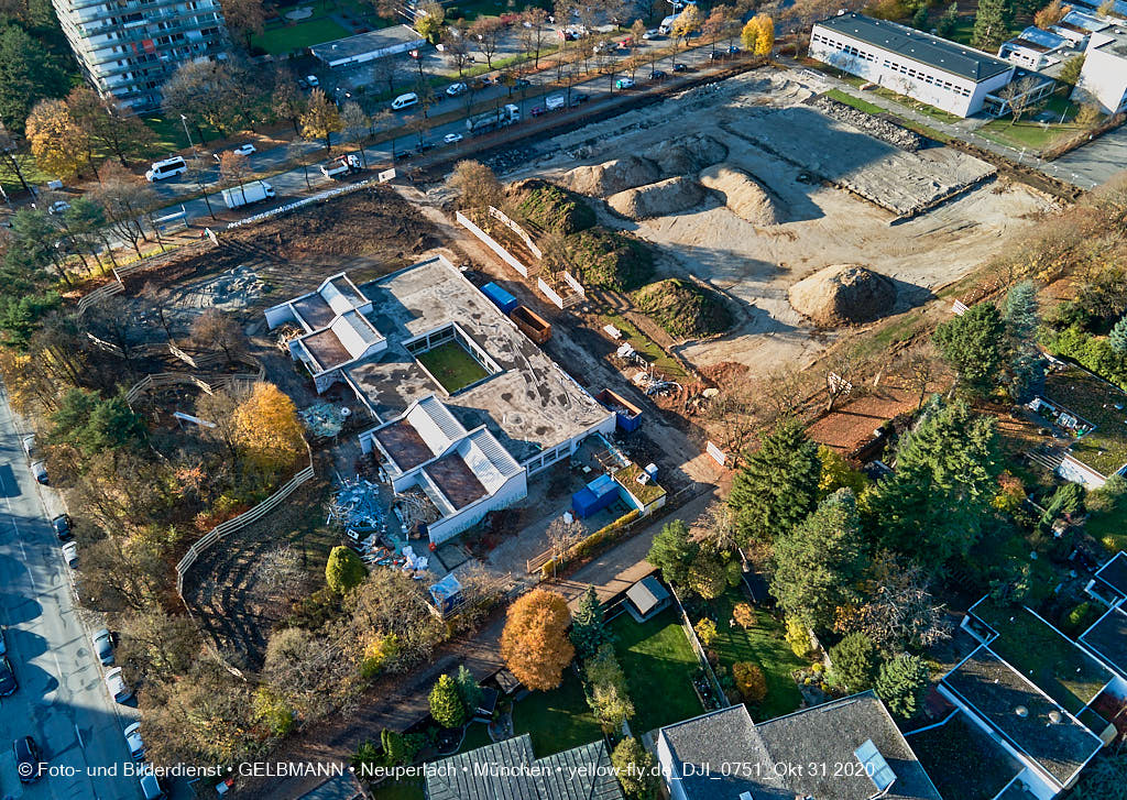 31.10.2020 - Alexisquartier von Oben in Neuperlach