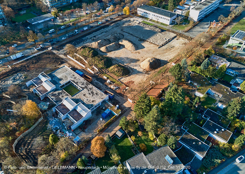 31.10.2020 - Alexisquartier von Oben in Neuperlach