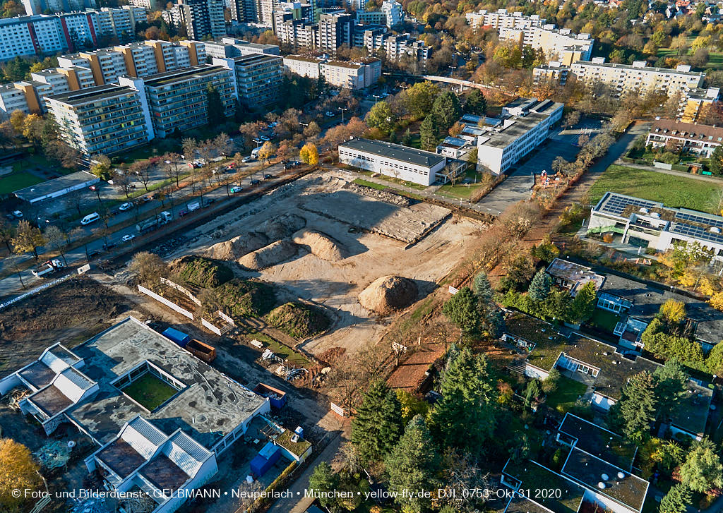 31.10.2020 - Alexisquartier von Oben in Neuperlach