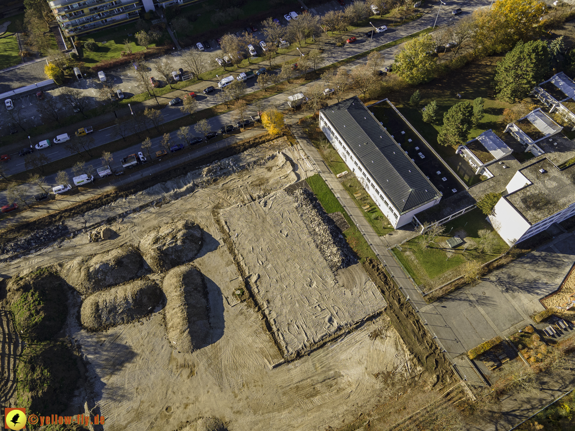 07.11.2020 - Baustelle zur Grundschule am Karl-Marx-Ring in Neuperlach