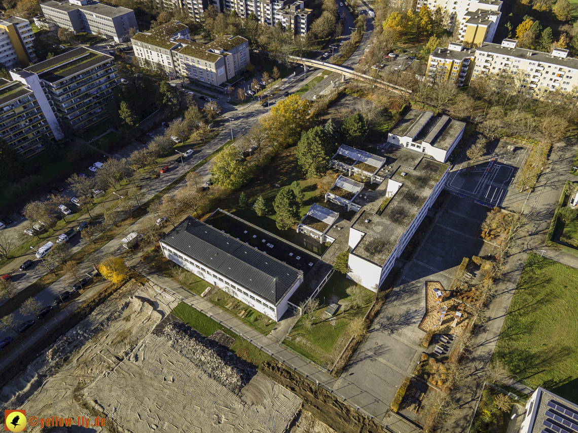 07.11.2020 - Baustelle zur Grundschule am Karl-Marx-Ring in Neuperlach