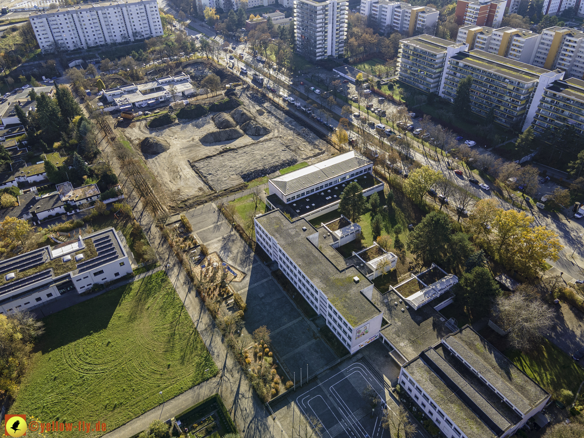 07.11.2020 - Baustelle zur Grundschule am Karl-Marx-Ring in Neuperlach