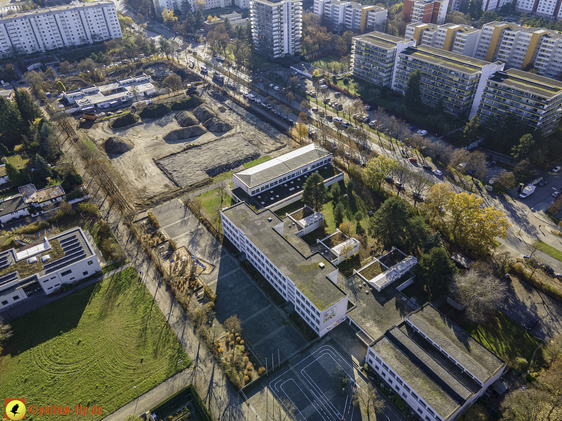 07.11.2020 - Baustelle zur Grundschule am Karl-Marx-Ring in Neuperlach