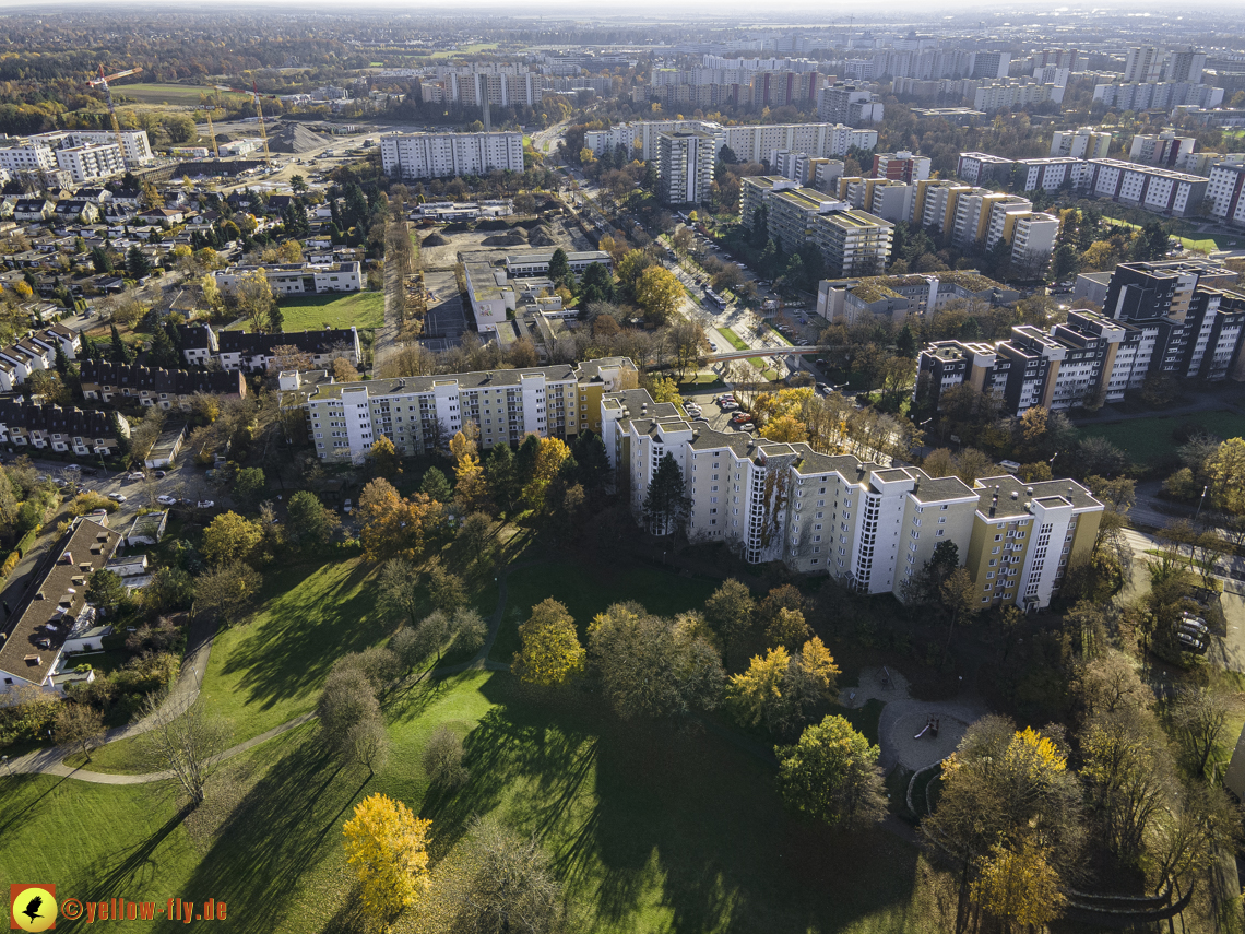 07.11.2020 - Fassadensanierung im Marx-Zentrum und am Karl-Marx-Ring in Neuperlach