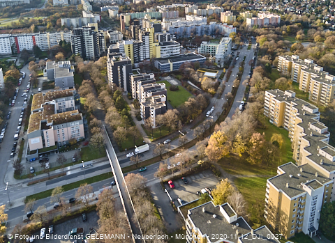 11.12.2020- das Marx-Zentrum und Wohnanlage am Karl-MArx-Ring 52-62 in Neuperlach