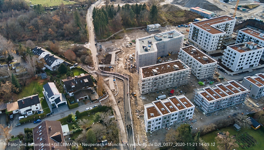 21.11.2020 - Baustelle Alexisquartier in Neuperlach