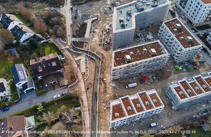 21.11.2020 - Baustelle Alexisquartier in Neuperlach